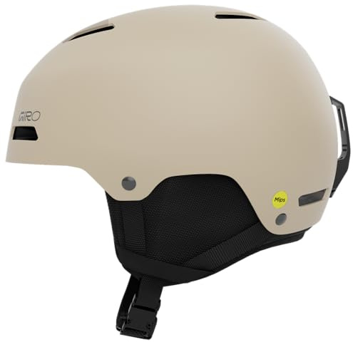 Giro Ledge FS MIPS skidhjälm och snowboardhjälm M | ABS-hårt skal med EPS, MIPS-skydd, i form passsystem, ventilation | Freestyle hjälm matta sten (sandsten beige)