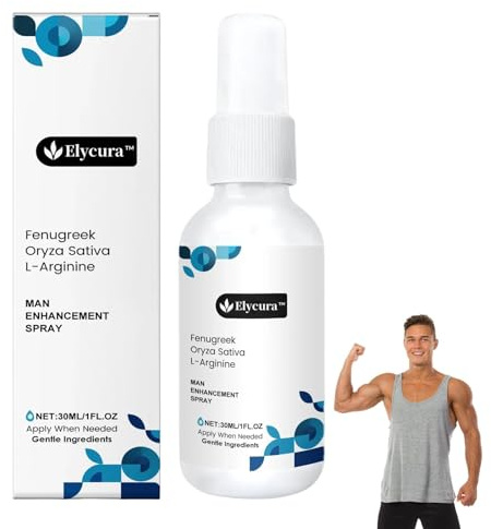 Elycura Spray de Algas para Hombre, Bruma Refrescante y Ligera para el Cuidado Personal Diario, Fórmula Suave de Secado Rápido, Extracto de Algas de Origen Vegetal, 30 ml (1)