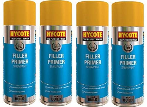 Hycote XUK602 Filler Primer Spray Paint 400ml Aerosol Paint Preparation *4