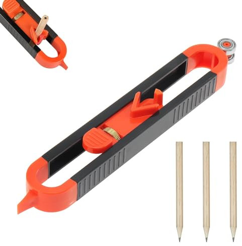 Medidor de Contorno,Medidor de Contorno con Cerradura,Medidor de Contorno Preciso,Medidor de Contornos con Bloqueo,Conectable Medidor de Contornos,Copiador de Contornos,Copiadora de Contorno,3 Lápiz