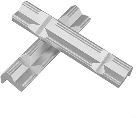 SMZhomeone 1 par de pinzas en V de grado profesional multiusos para mordaza de tornillo de banco de protección tipo V especial abrazadera de tubo y aleación de aluminio cilíndrica de 4 a 8 pulgadas