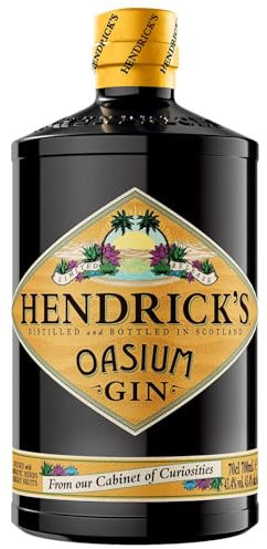 Hendrick´s Oasium Gin, Limited Release, 70cl - mit aromatischen Kräuternoten und spritzigen Zitrusaromen - ein milder und erfrischend einzigartiger Genuss