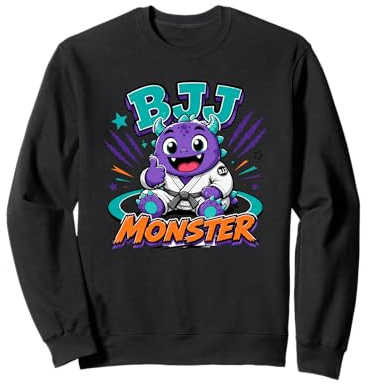 Jiu Jitsu Monster BJJ Monster Grappling per Bambini Felpa