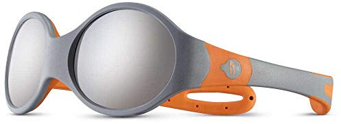Julbo Lunettes de Soleil - Loop L - Enfants - Gris Foncé/Orange - Catégorie 4