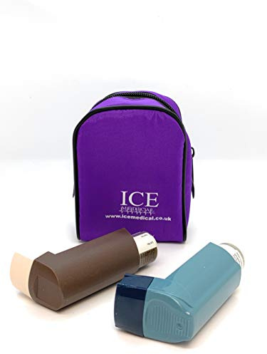 ICE Medicinsk inhalator väska – liten (lila)