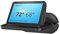 PlusAcc Supporto a Muro per Show 8 (1ª / 2ª gen) - Mensola Muro per Google Nest Hub/Home Hub,Bose,JBL e altri Altoparlanti intelligenti, Soluzione Salvaspazio (Nero)