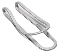 Craighill Station Titanium Money Clip - Front Pocket Cash Holder, Slim & Stylish for Credit & Business Cards - Vapor Black