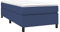 vidaXL Bettgestell, Polsterbett Bett für Schlafzimmer, Bettrahmen mit Lattenrost, Schlafzimmerbett Einzelbett, Blau 90x200cm Stoff