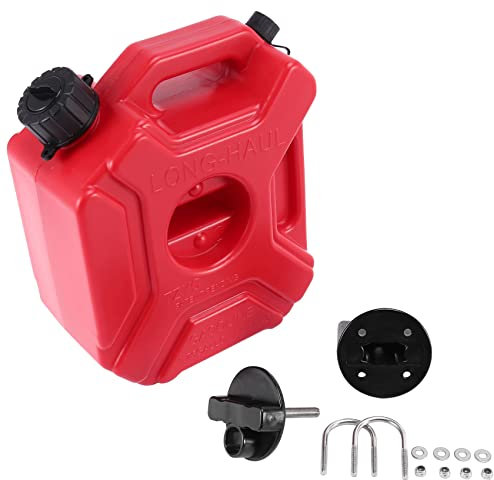Arivend 3 Litres Fuel Tank Plastic Spare Petrol Tanks Cans Gasoline Oil Container Fuel- For Motorcycle Atv
