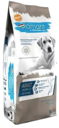 Cennamo Diamant Adulto Cordero Natural para Perros 15 KG - Pienso, Comida Seca, Alta Energía, Grain Free, Alta Proteína Hidrolizada