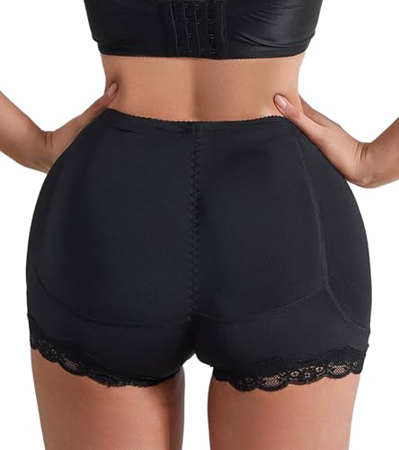 SOLO ACTFIT Mutande Imbottite Donna Push Up Butt Lifter Body Shaper Invisible con Sedere Imbottito Rimovibili Shapewear Panty
