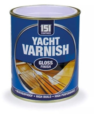 SDMAX Yacht Varnish Paint, Durable and Gloss Finish, Weatherproof, Quick Drying, Non Cracking, Portable Tin, Long Lasting, Easy to Use, Interior Or Exterior Use, 300ml (1pcs)