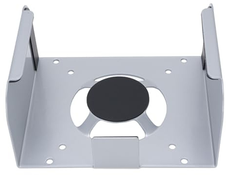 Greensen Bordshållare Aluminiumlegering Bordsfäste med Ventilerad Design och Skruvar Utrymmesbesparande Installation för Vägg Under Skrivbord Bakom Bildskärm för Mac Mini M4