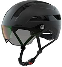 Alpina Unisex-Erwachsene SOHO Visor V Fahrradhelm, Black matt, 51-56