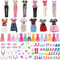 SPOKKI Puppenkleidung Kleidung für Puppen, Kleidung Schmuck Zubehör Hochzeit Party Abendkleider für Puppen, Kleider, Schuhe, Taschen, Schmuck und Accessoires (41 Stück)