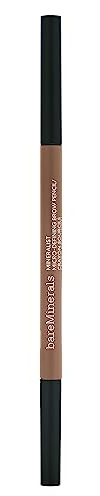 bareMinerals Mineralist Detailing Micro-Fill Brow Pencil, 12 hours Waterproof, Smudge-resistant for Fuller Brows, Pencil with Built-In Spoolie, Vegan