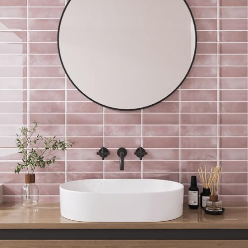 VaryPaper Azulejos Adhesivos Baño Efecto Ladrillo 30.5cmx30.5cm 20 Piezas Vinilo Baño Marmol Baldosas Adhesivas pared Cocina 3d Pegatinas de Baldosas Vinilos Escaleras Revestimiento de Paredes PVC