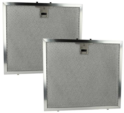 vhbw 2x Filter Metallfettfilter Ersatz für Miele 8257970 für Dunstabzugshaube - 27,3 x 30,6 x 0,9 cm, Edelstahl