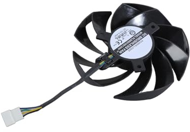 QUEENYARD Ventilador de refrigeración de tarjeta gráfica de 95 mm para RTX4060 4060ti, radiador, mejora la disipación de calor optimizada del ventilador de PC para juegos