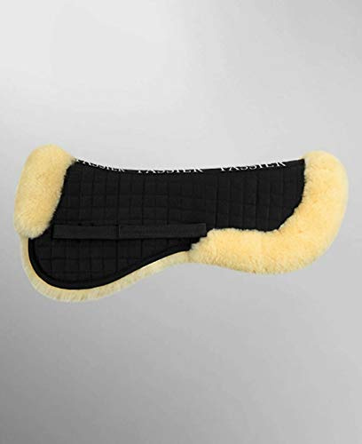 Passier Lammpäls Pad färg svart storlek M eller L sadelunderlag L