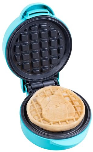 Fizz Creations Squishmallows Cam the Cat Waffle Maker | Officially Licensed | Secure Lid | Shaped Non-stick Plates | American Style Waffles