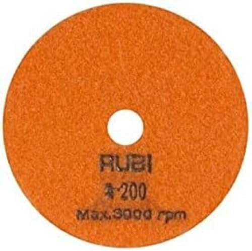 Rubi - Disco Diamante Para Pulir Seco Ø100 Mm - Grano #200 (62972)