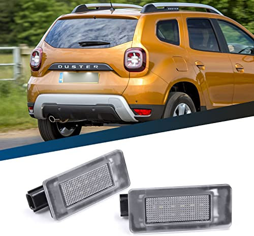 LED Licenza Luci Targa Per Nissan Altima 2019 2020 Serena C27 2016-up Dacia Duster 2018-up CANbus SMD Xenon Bianco Tag Lampada OEM 265108990E