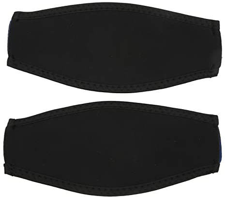 2st Dykmaskrem, Dykmaskrem i Neopren, Svart Neoprenmaterial Stabiliserande Säkerhetsskydd Dykomslagsrem för Män Kvinnor