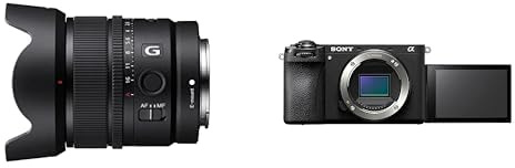 Sony Alpha 6700 | Spegellös APS-C-kamera (AI-driven autofokus, 5-axlig bildstabilisering) & Sony E 15 mm F1.4 G | APS-C-vidvinkelobjektiv med fast brännvidd (SEL15F14G)