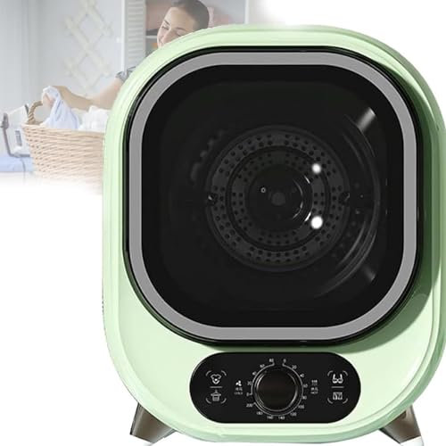 URJWAN Secadora PequeñA, Secadora De Condensador PortáTil, Secadora con VentilacióN De 5 Kg, Secadora De Ropa EléCtrica, Compacta, Mini Secadora, Capacidad De Carga De 0,8 Kg,A-220V