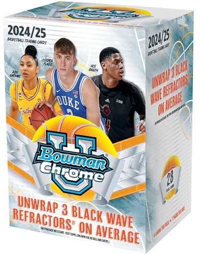 Topps 2024-25 Bowman University Chrome Basketball - Factory Sealed - Value Box