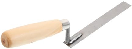 SHINEOFI Cazzuola Per Cemento Con Manico in Legno Da 2 Cm, Spatola Per La Finitura Del Calcestruzzo E La Stuccatura Di Mattoni