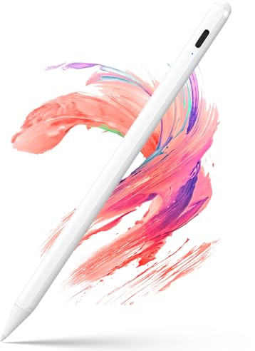 Stylet pour iPad (2018-2025), Ultra léger, avec Reconnaissance de la Paume et Haute précision, Compatible avec Apple iPad 6e - 10e/A16ème génération, Pro 11/12,9/13, Air 3/4/5/M2/M3, Mini 5/6(WH1)