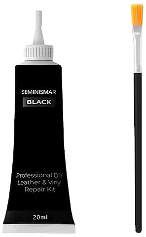 Riparazione Della pelle, Balsamo per riparazione pelle, Crema dettagli artistici, per divano, seggiolino auto, scarpe, nero, 20ML