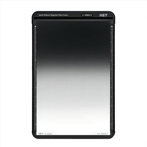 H&Y Filtro GND0.9 morbido serie K con cornice magnetica 100 × 150 mm Filtro ND graduato a densità neutra graduale 3 stop per porta filtro serie K da 100 mm, supporto magnetico per filtro Swift da 100