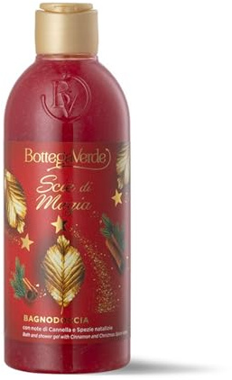 Bottega Verde - Scie di Magia, Bagnodoccia, 250 ml, con note di Cannella e Spezie natalizie