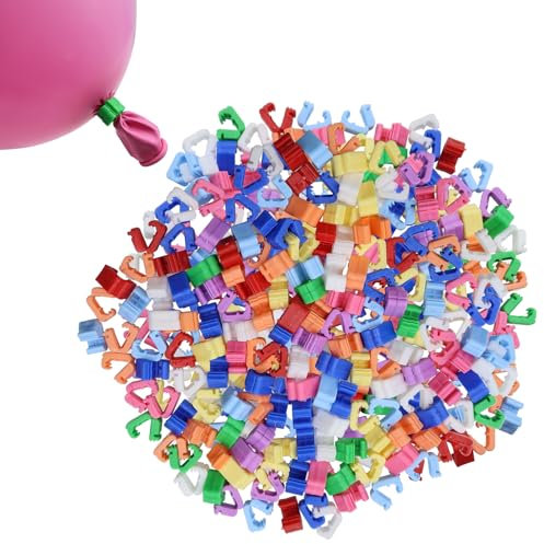 INNAL 400 Pezzi Strumento Chiusura Palloncini Plastica - Clip Legatura Matrimoni Feste