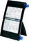 rido/idé 3-Monats-Tischkalender '26 | 90×120 mm, blau/schwarz