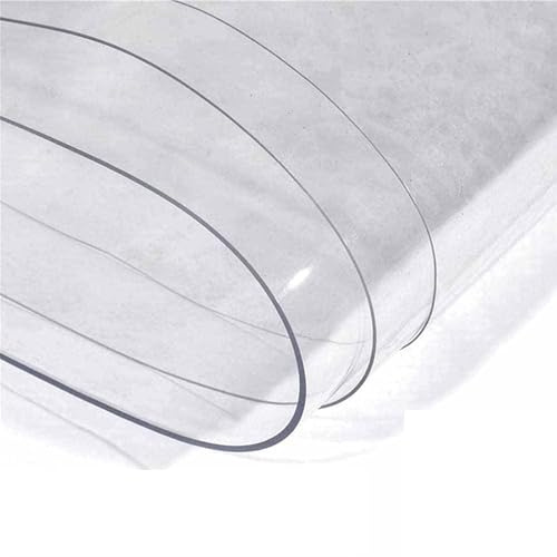 VagxTbs Toldo Transparente Exterior con Orificios Tabique Decorativo Lona Impermeable, para Garaje, Porche, Personalizable (5x2.5m/16.4x8.2ft)