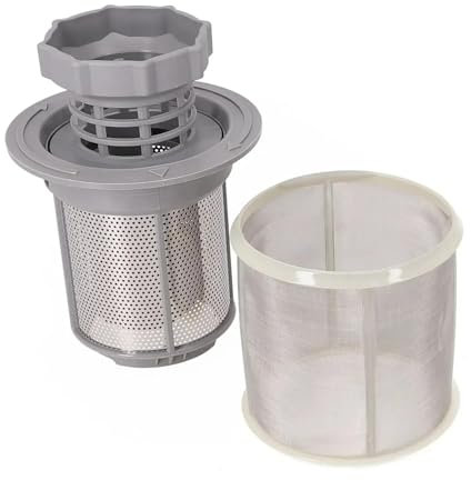 ADMPSXIC Filtro for lavastoviglie in Acciaio Inox, Compatibile con Bosch/Siemens, 427903 170740 SGS SGV SRS 1000249 9,5x8,5x13 cm