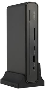 ASUS Triple Display USB-C Dock Duo Dc301 Wired Black, 90XB0A5N-BDS010