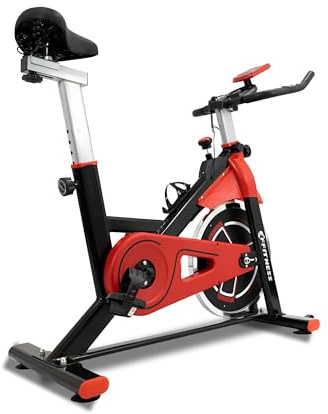 FFitness Cyclette da Casa Professionale, Bicicletta ad attrito Bici da Fitness FIT BIKE Cardio e Volano 13kg Ergonomica