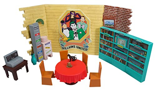 McFarlane Toys, DC Multiverse, DC Retro Villains Lair Action Figure Play Set with Accessories, Collectible DC Retro 1960's TV Figure – Ages 12+