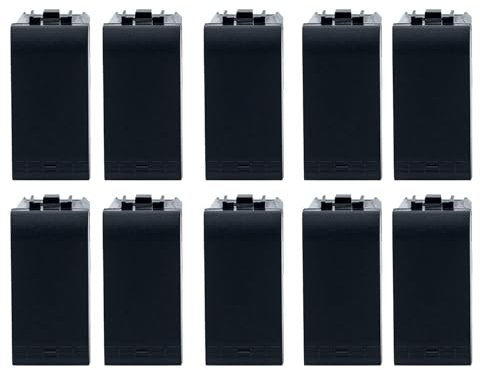 BRATEK 10 Interruttori Compatibili con Bticino Living International e Living Light - Interruttori Luce da Muro - Frutti Elettrici Compatibili Frutti Living International e Living Light