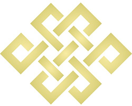 Endless Knot Stencil, 6.5 x 6.5 inch - Celtic Knotwork Symbols Stencils