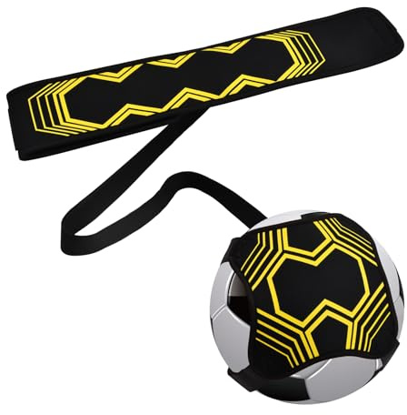 Dokeno Football Kick Entraîneur Solo Entraînement, Entraîneur de Football avec Élastique Ceinture, Ceinture d'Entraînement de Football pour Enfants, Adultes, Convient aux Balles Taille 3, 4, 5