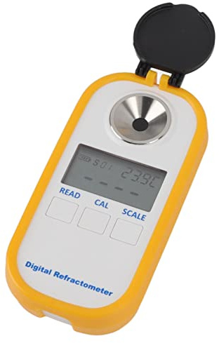 Rifrattometro Digitale per Alcol 0-80°C per Misurare la Concentrazione di Baijiu - Batteria Inclusa - Include Confezione in Sacchetto in PE