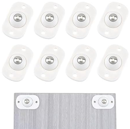8 Pack Appliance Slider with Self-Adhesive Mini Caster Wheels - 360 Degree Swivel Wheels for Easy Movement of Coffee Makers, Cookers, Air Fryers