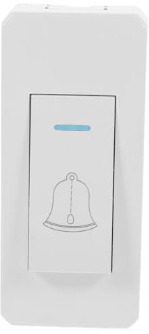 DIYEAH High Power Doorbell Switch and Cabinet Light Switch Cover, Indoor Doorbell Chime Button for Home, Office and Wall Mounted Control