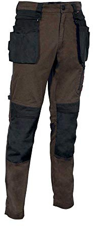 COFRA V568-0-03.Z50 KUDUS Multipocket Pantaloni, fango/nero, taglia 50